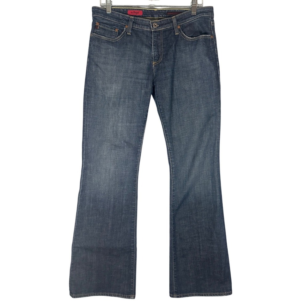 AG Adriano Goldschmied The Angel Bootcut Jeans Dark Wash Sz‎ 32R Made in USA